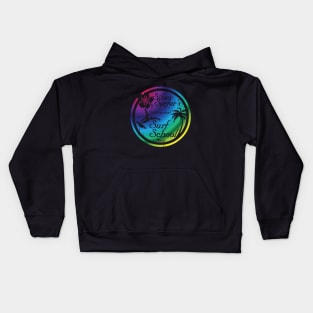 SILVER SURFER SURFSCHOOL RAINBOW VERSION Kids Hoodie